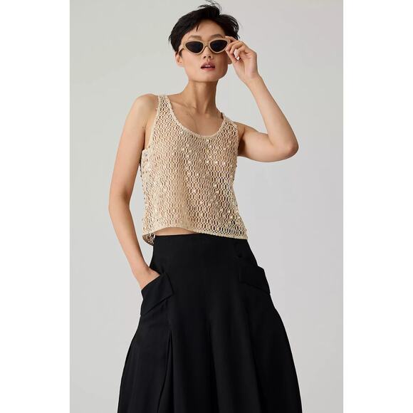 Anthropologie Maeve Pleated A-Line Skirt-Size 8 New - Picture 3 of 5